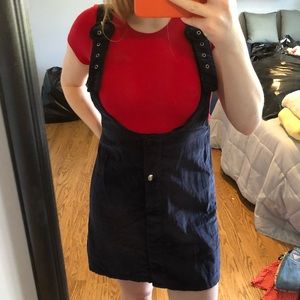 Overall Corduroy Dress